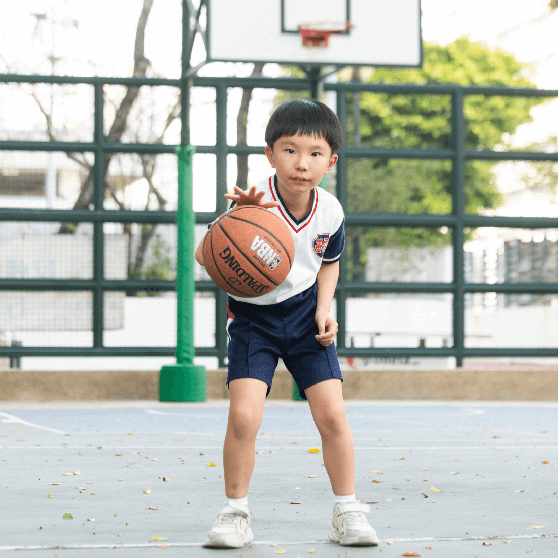 wing him basketball dribbling