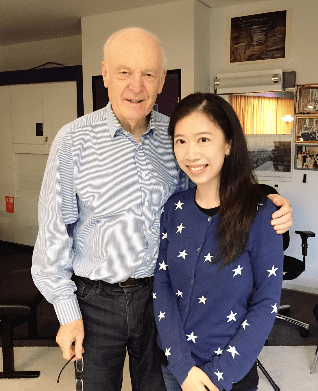 colleen lee with pianist arie vardi