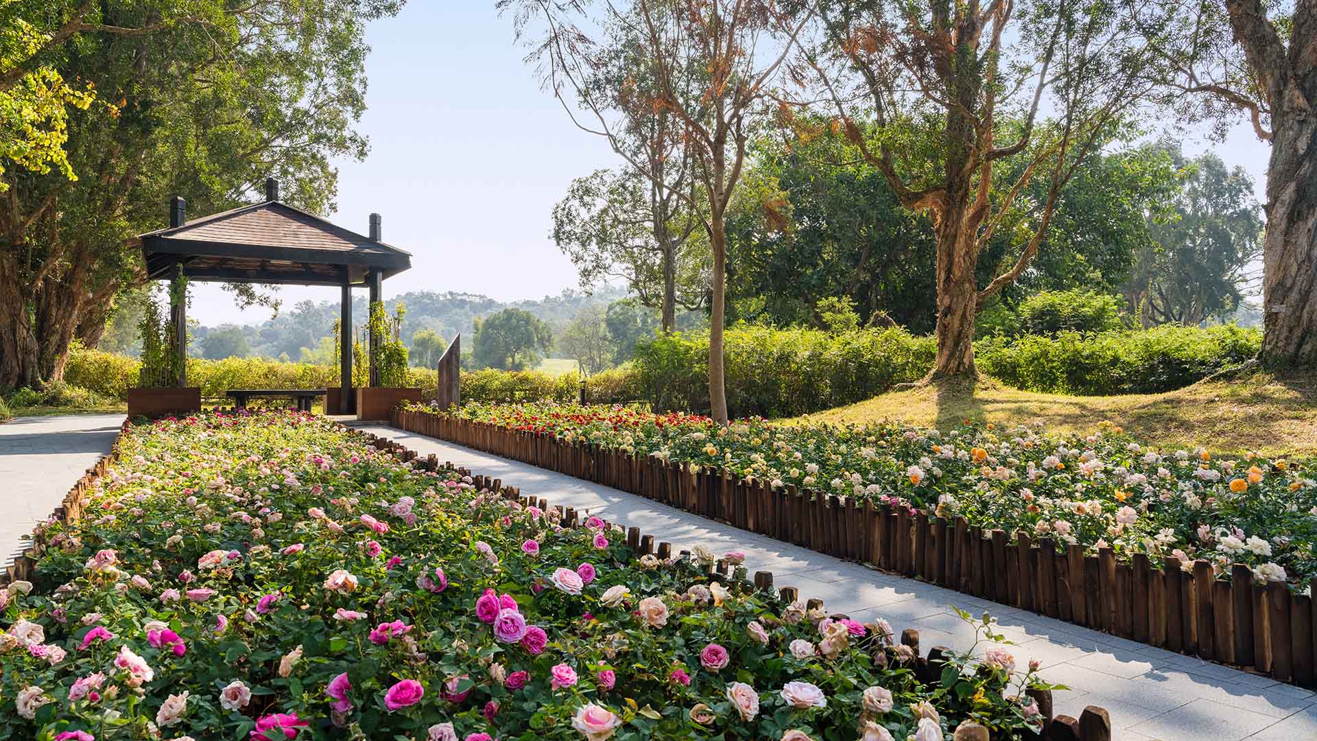 Members' Garden and Bicycle Trail