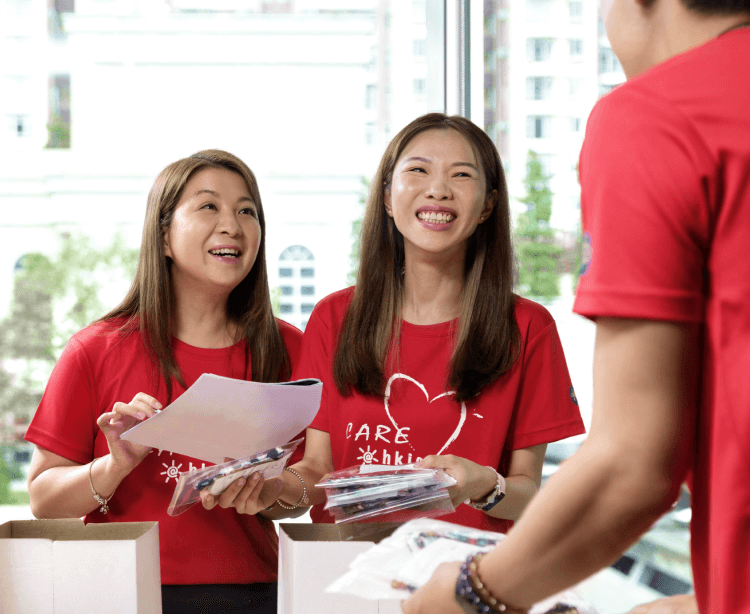 volunteer team involved