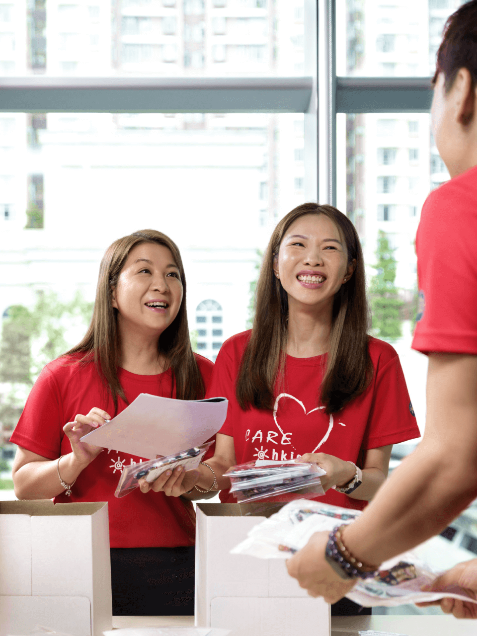 volunteer team involved