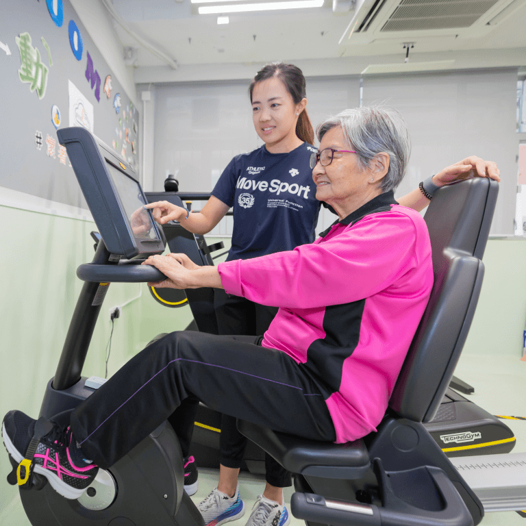 senior friendly technology exercise machine
