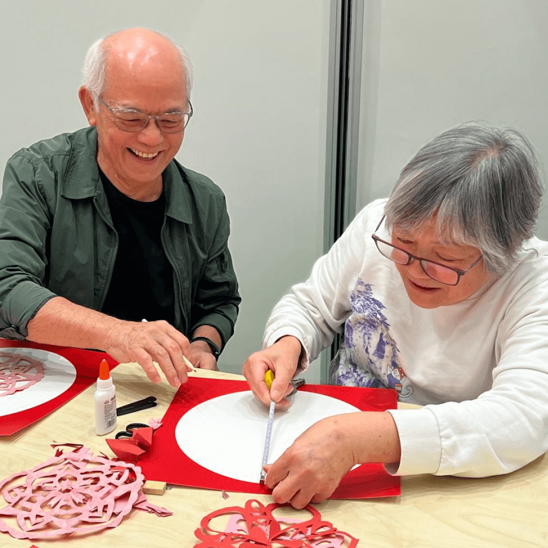 carerer spaces elderly crafting