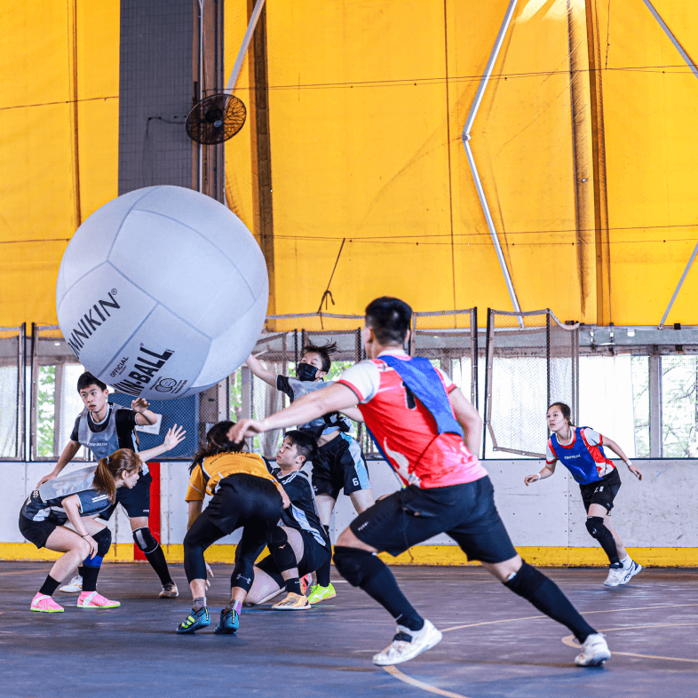 jc fit city people playing ball game