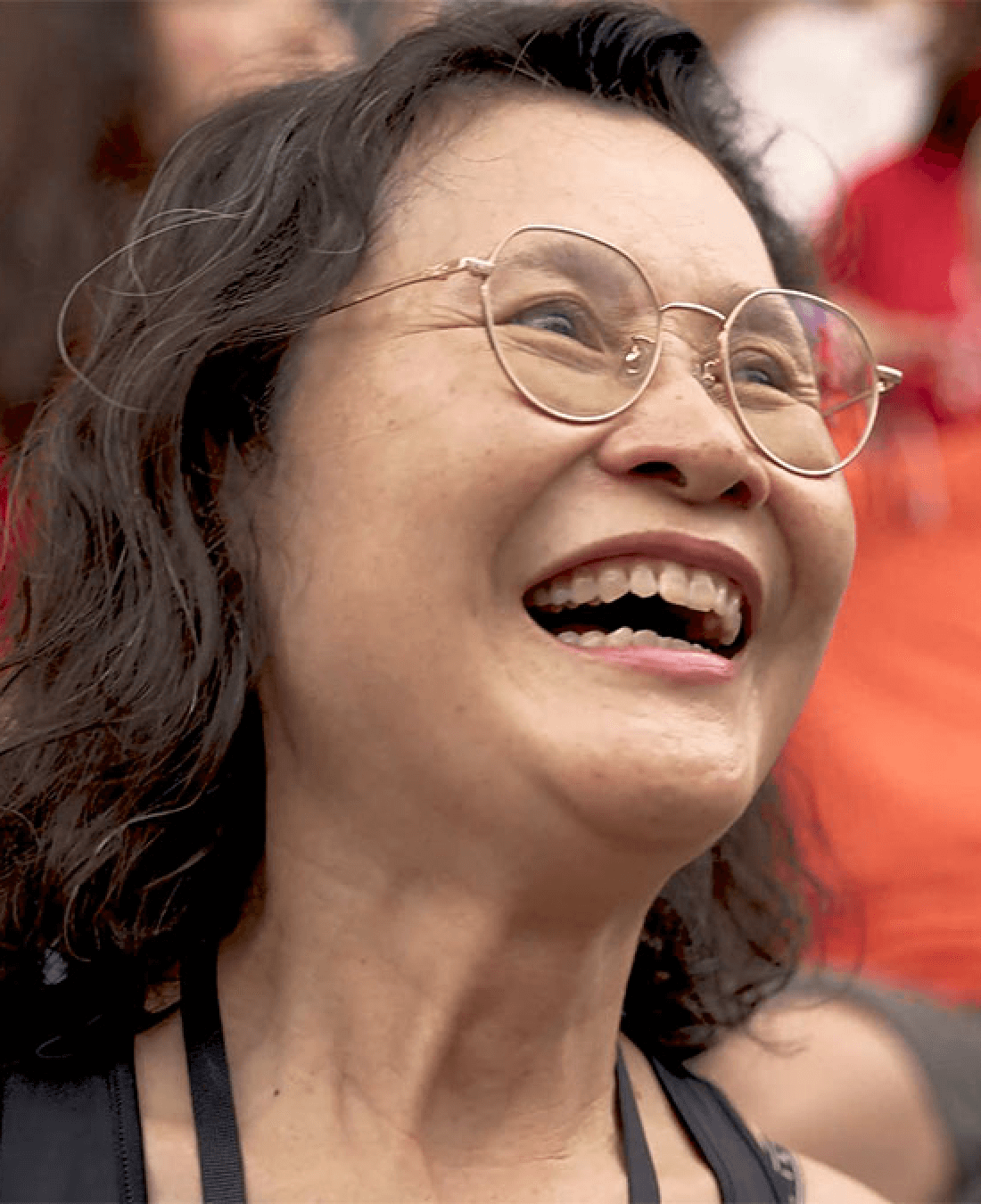bowling smiling at hong kong sevens portrait