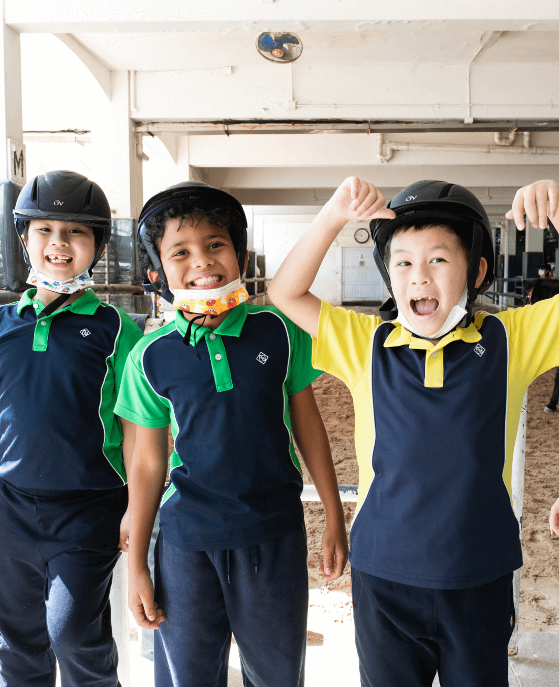 children enjoy horses