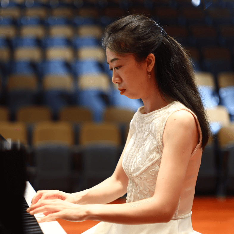 thinking beyond music girl playing piano
