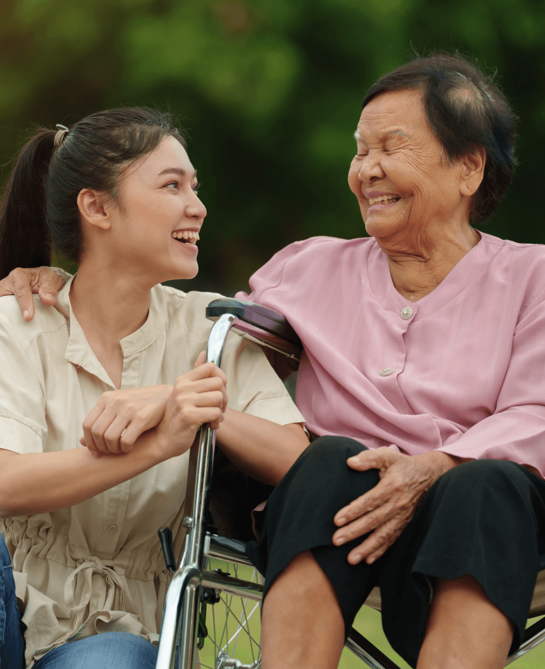 elderly needs with caregiver